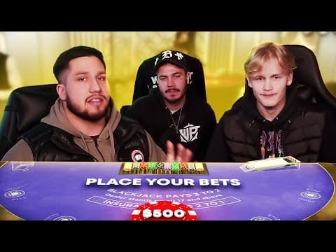 KÄYTETTIIN 800€ BLACKJACKIIN JA NÄIN KÄVI...